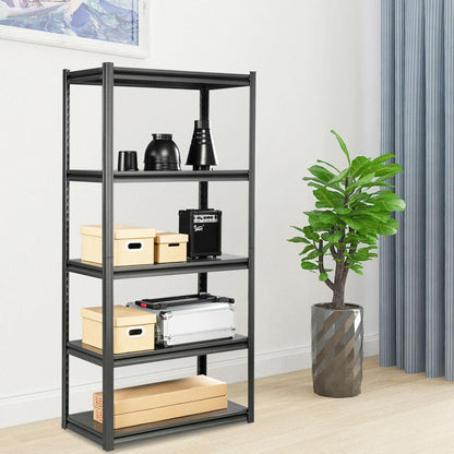 SKY-TOUCH 5 Tier Storage Shelf Unit,Heavy Duty Storage Rack,Metal Shelving Unit for Home, Kitchen, Basement, Pantry,Max Capacity 50 KG,90 * 40 * 183cm