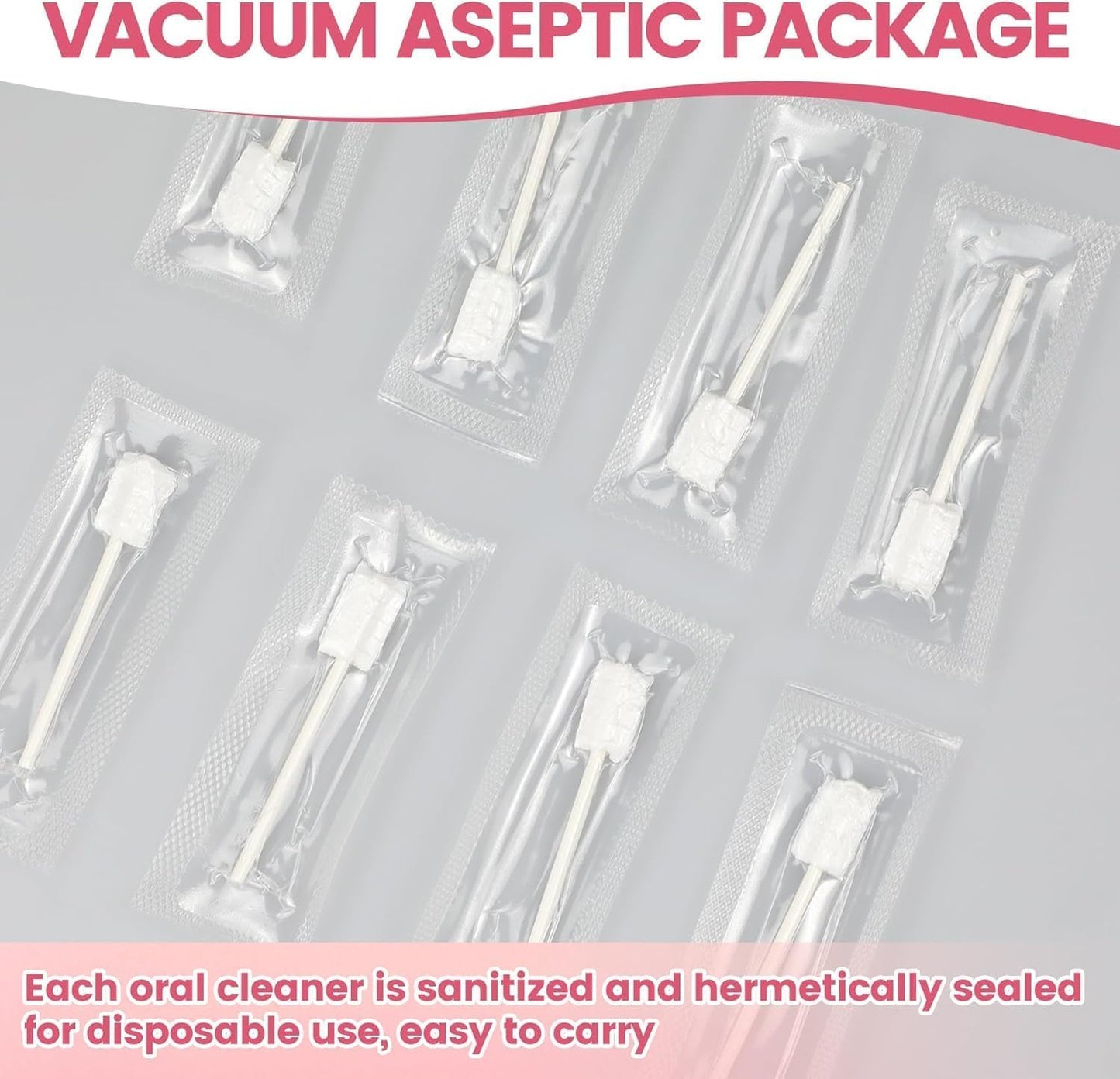 SKY-TOUCH 30PCS Baby Oral Cleaner, Newborn Tongue Cleaner, Soft Gauze Toothbrush, Suitable for Babies Aged 0-36 Months