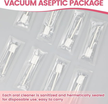 SKY-TOUCH 30PCS Baby Oral Cleaner, Newborn Tongue Cleaner, Soft Gauze Toothbrush, Suitable for Babies Aged 0-36 Months