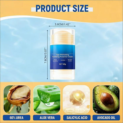 SKY-TOUCH Foot & Hand Repair Stick – Moisturizing Balm for Dry, Cracked Skin, Enriched with Vitamin E & Squalane, 40g, Protective Barrier for Soft, Smooth Skin