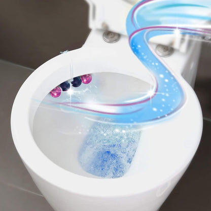 SKY-TOUCH 7 PACK Toilet Rim Block, Lemon Light Fragrance, Powerful Stain Removal, Rich Foam, 7 Pack* 45g