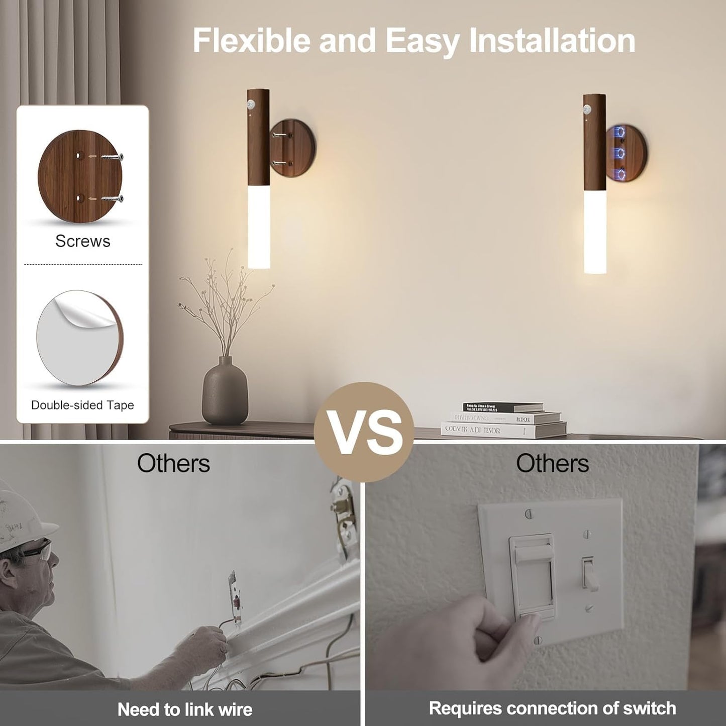 SKY-TOUCH Night light, Lamp, Magnetic Warm Light with Automatic Light Sensor, Dimmable, Handheld, Suitable for Bedrooms and Children's rooms