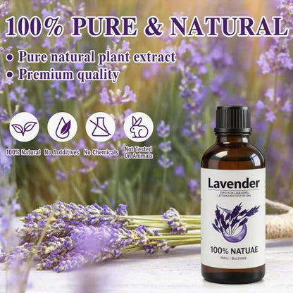 SKY-TOUCH Migcaput Aromatherapy Essential Oil 118ml – 100% Pure & Natural Lavender Oil for Diffuser, Sleep, Skin Care, DIY Projects & Stress Relief