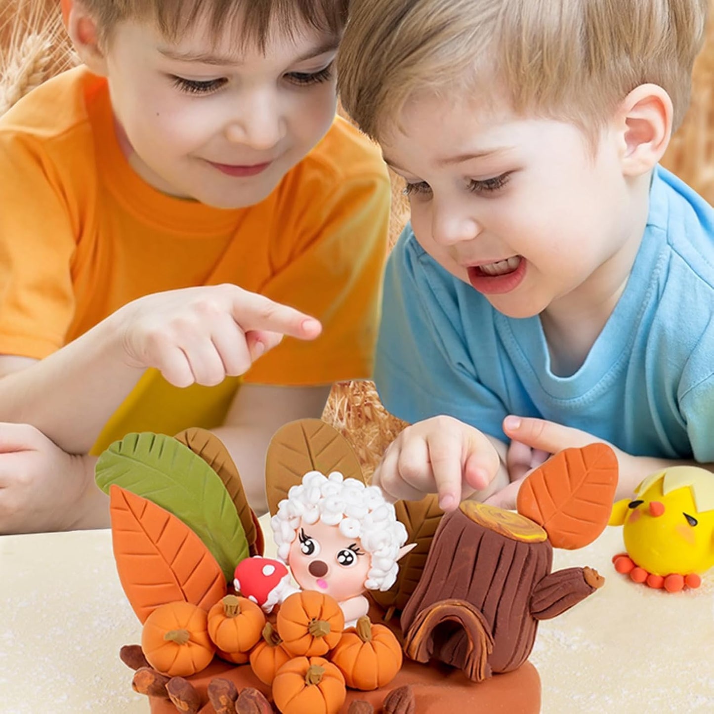 SKY-TOUCH 36-Color Non-Toxic Air-Dry Clay Set – A creative Modeling Clay Kit Featuring Soft, Lightweight Clay; Enjoy The Fun Of DIY Crafting