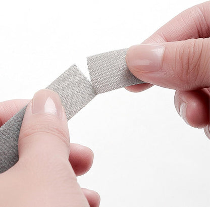 SKY-TOUCH 3 Meter Self-adhesive Velcro Cable Ties, 1CM Wide, Reusable, Strong Adhesive Backing, Cut To Length. Suitable for Cable Management, Home, Office, and Car Storage Gray