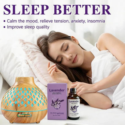 SKY-TOUCH Migcaput Aromatherapy Essential Oil 118ml – 100% Pure & Natural Lavender Oil for Diffuser, Sleep, Skin Care, DIY Projects & Stress Relief