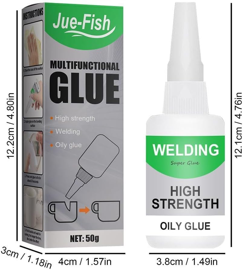 SKY-TOUCH Multifunctional Adhesive Strong All-Purpose Glue Multi-Purpose Strong And Fast-drying Waterproof Adhesive Tile Repair Glue Wall Repair Glue Wood Ceramic Leather And Glass 50g