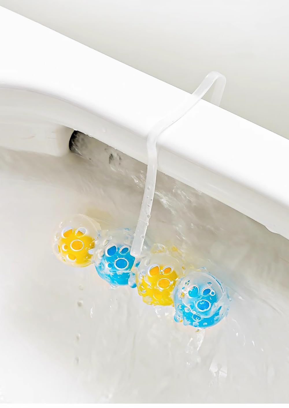 SKY-TOUCH 7 PACK Toilet Rim Block, Lemon Light Fragrance, Powerful Stain Removal, Rich Foam, 7 Pack* 45g