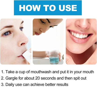 SKY-TOUCH 20 PCS 12ml Fruit Mint Flavor Mouthwash Jelly Cups, Portable Travel Oral Care, Alcohol-Free, Fresh Breath, Convenient Individual Packs