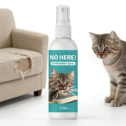 SKY-TOUCH Cat Repellent Spray Anti-Scratch Spray for Cats Suitable for Indoor And Outdoor Use for Furniture Sofas Carpets And Curtains Safe And Natural Formula 120ML