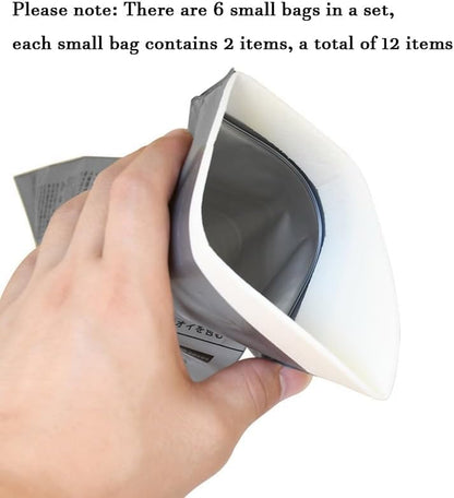 SKY-TOUCH 20 Pack Disposable Urinal Bags 700ML, Portable Travel Pee Bags for Car Emergency, Camping & Traffic Jam, Leak Proof Urine Bags for Men & Women, Grey