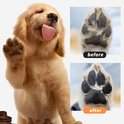 SKY-TOUCH Pet Paw Cleaner Foam Pet Foot Cleaning Foam Waterless with Silicone Brush, Natural Mild Formula, Dogs Cats Paw Care Accessories Paw Clean Odor Control Wash 150ML