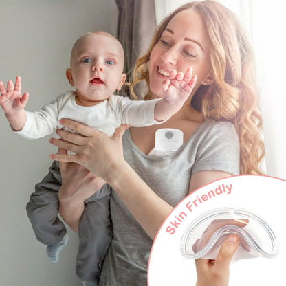 SKY-TOUCH Wearable Breast Pump, Hands Free Electric Pump, Portable Breast Pump with 2 Mode & 9 Levels, LCD Display, 24mm Flange, 1 Pack - White