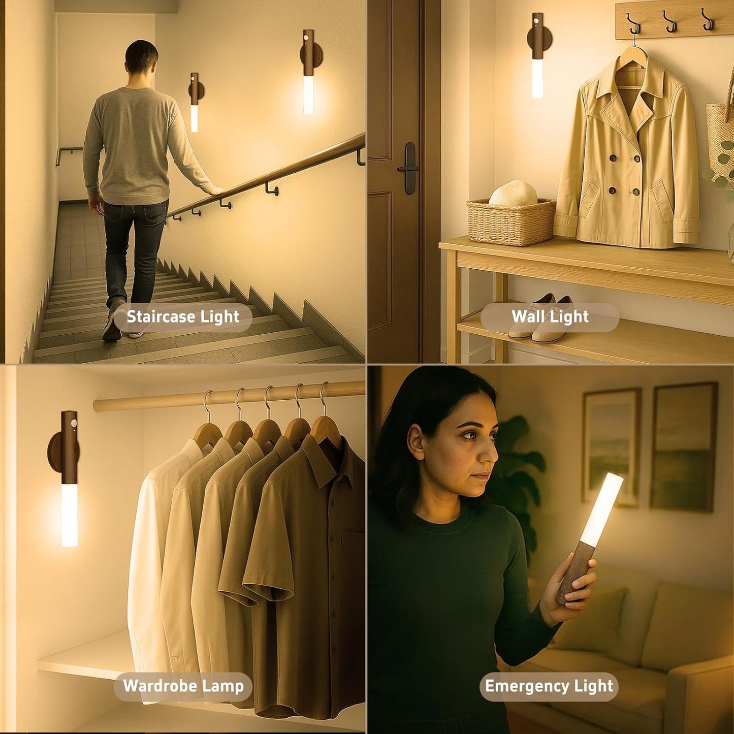 SKY-TOUCH Night light, Lamp, Magnetic Warm Light with Automatic Light Sensor, Dimmable, Handheld, Suitable for Bedrooms and Children's rooms