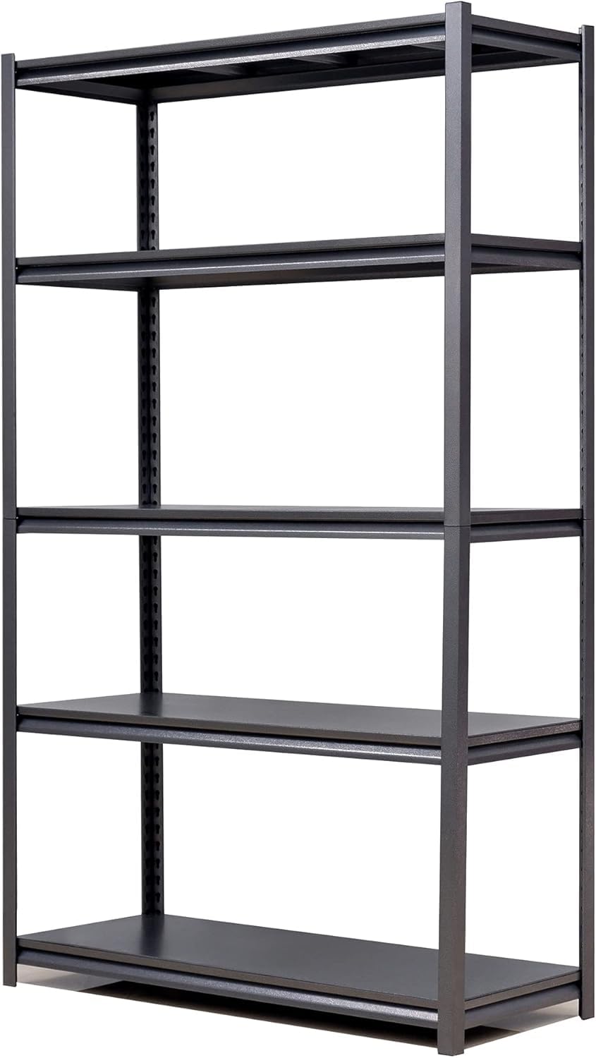 SKY-TOUCH 5 Tier Storage Shelf Unit,Heavy Duty Storage Rack,Metal Shelving Unit for Home, Kitchen, Basement, Pantry,Max Capacity 50 KG,90 * 40 * 183cm