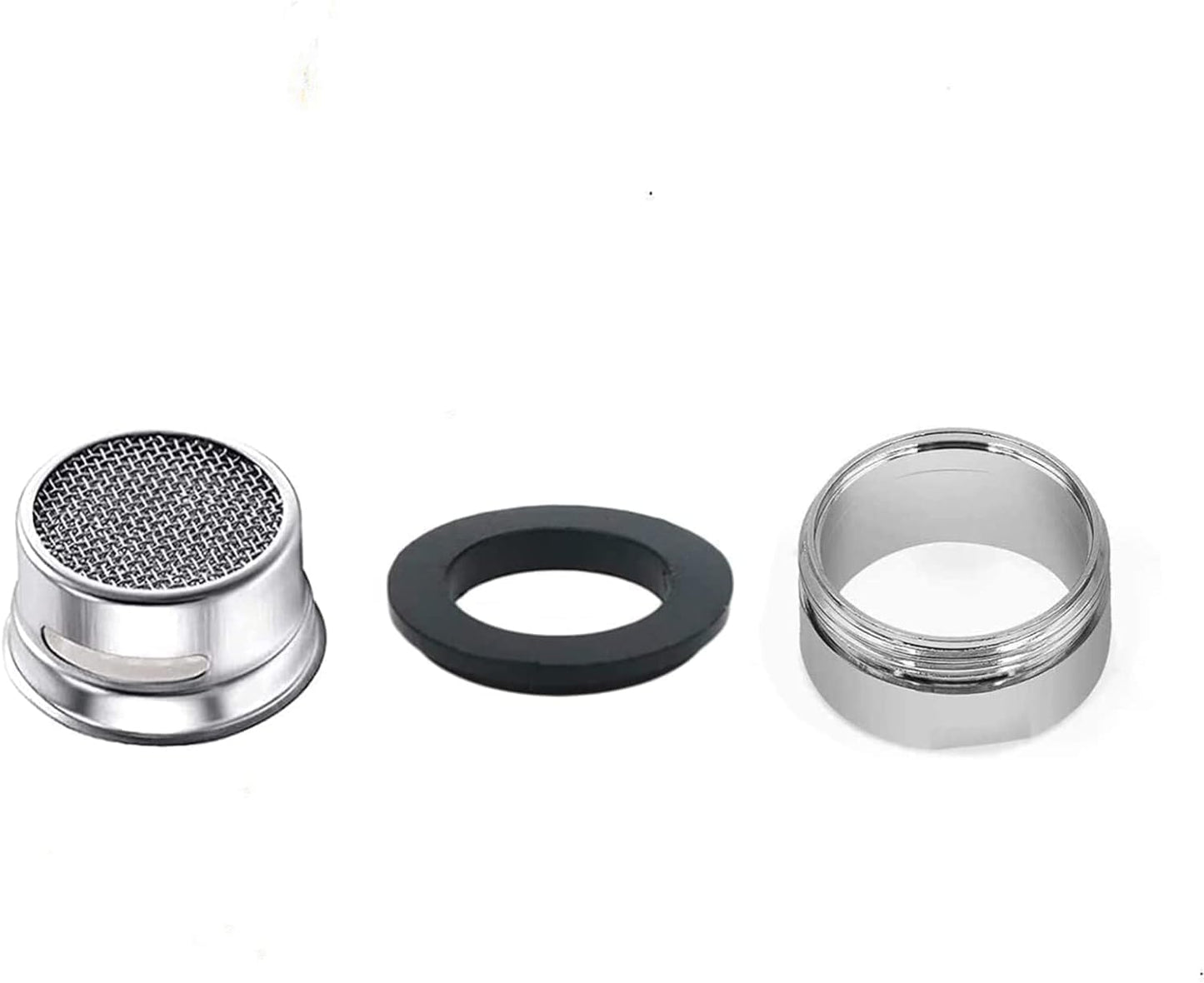 SKY-TOUCH 24mm Faucet Aerator, Anti-Splash Water Flow Regulator, Water-Saving Faucet Nozzle Replacement Part for Kitchen and Bathroom Sinks, Wrench Included, External Thread, 8 PCS
