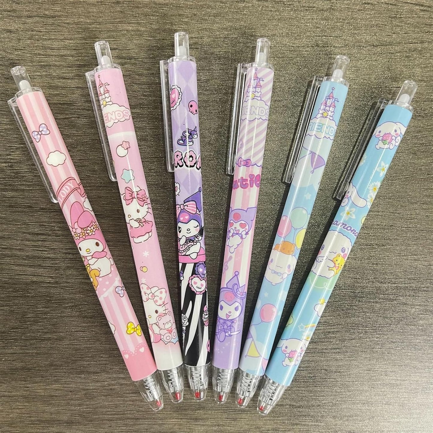 SKY-TOUCH Cute Kuromi School Supplies Stationery Gift Set, Including Gel Pens Notebook Pencil And Sticky Note for School Supplies Office Anime Gifts for Girls