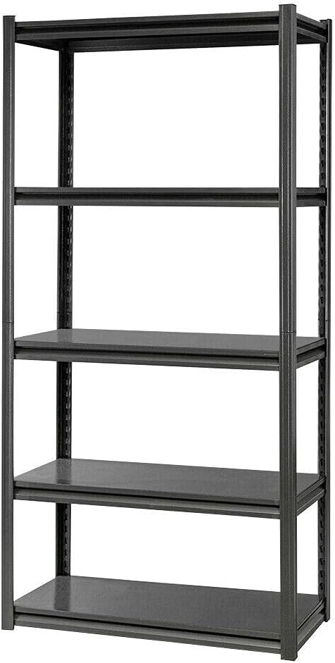 SKY-TOUCH 5 Tier Storage Shelf Unit,Heavy Duty Storage Rack,Metal Shelving Unit for Home, Kitchen, Basement, Pantry,Max Capacity 50 KG,90 * 40 * 183cm
