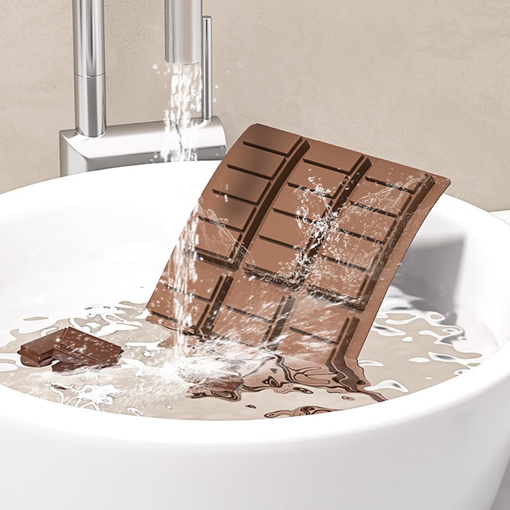 SKY-TOUCH 2 Packs Silicone Chocolate Molds, Food-Grade Rectangle Molds for Chocolate,Sweet, Wax Melts & More, BPA-Free, Heat & Freeze Safe