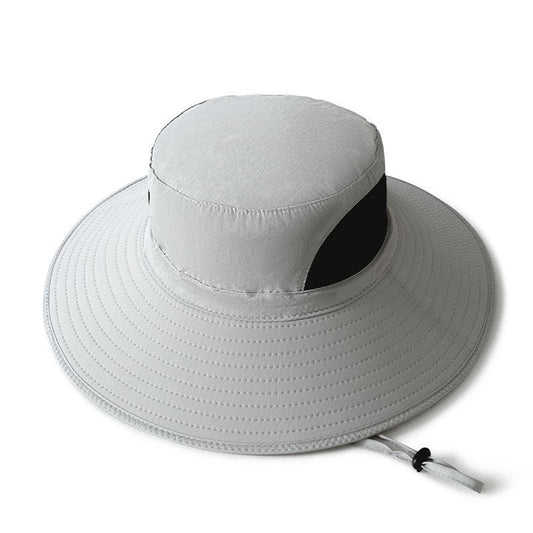 50pcs Sun Hats Cap for Man : Unisex Bucket Hat with Waterproof Satin Beach Hats with Wide Brim Breathable golf caps with Adjustable Fit Gray（复制）