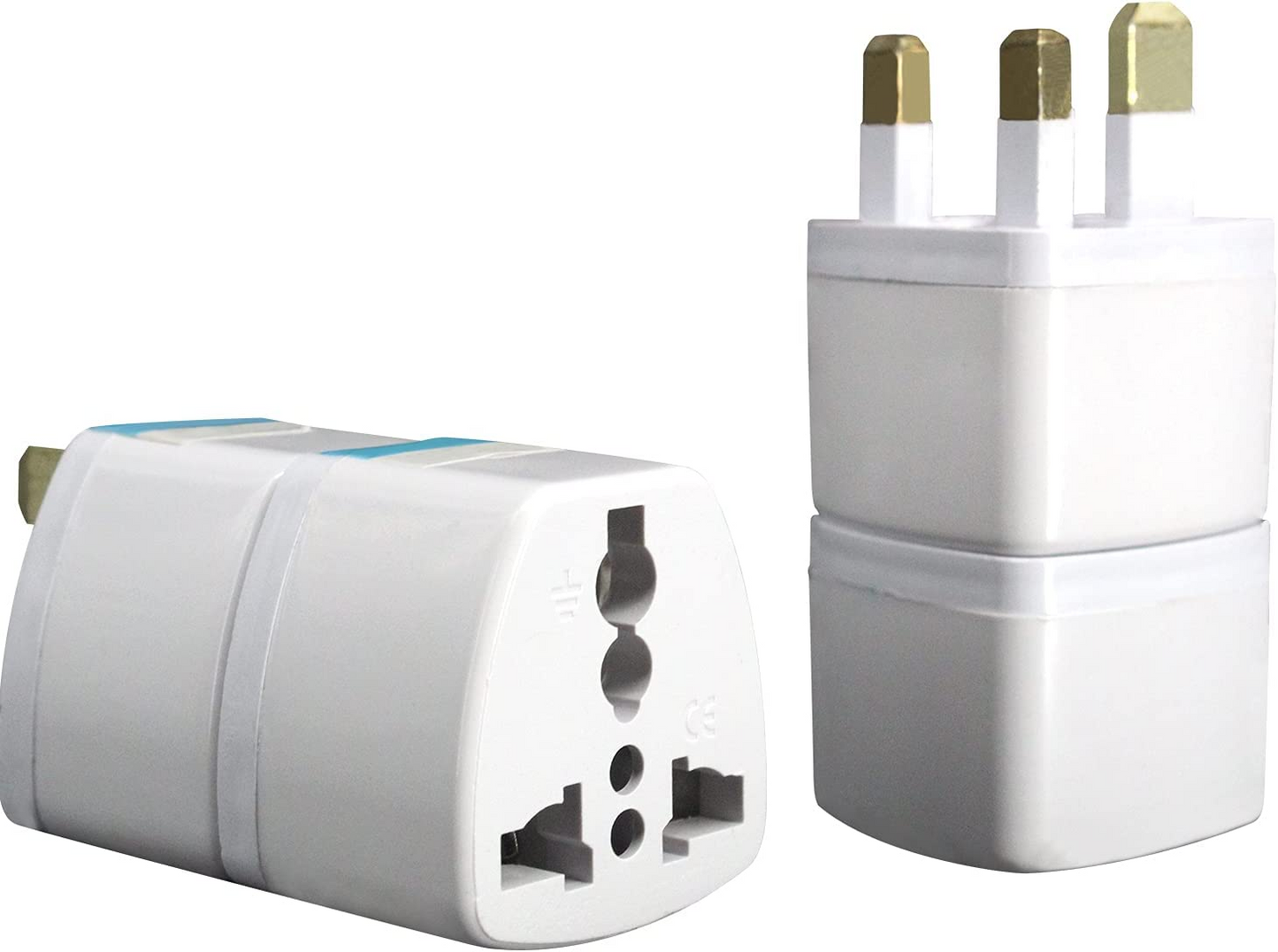 SKY-TOUCH 3 Pieces Universal travel Plug Adapter, AU, UK, EU to US AC Power Plugs Adapter, 3 Pin Travel Wall Plug Converter