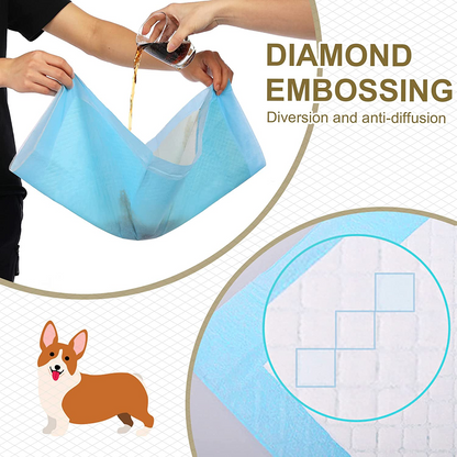 SKY-TOUCH Disposable Absorbent Quick Drying Leak-Proof Pee Pads For Potty Training For Pets