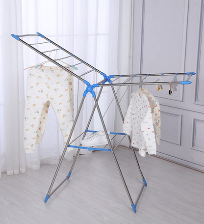 Sky-Touch Clothes Drying Racks Foldable, T-Model Clothes Airer