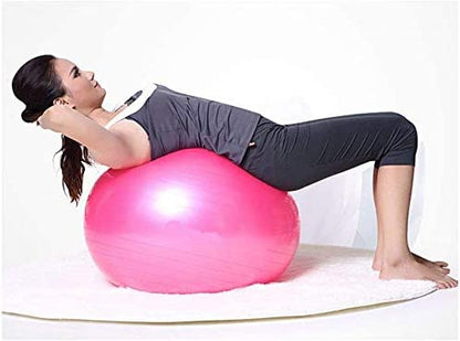 SKY-TOUCH Yoga Ball Anti-Burst, Exercise Ball with Air Pump Thickened Stability Balance Ball for Physical Fitness Exercise