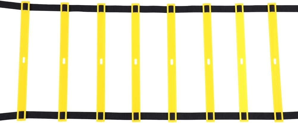 SKY-TOUCH Adjustable Agility Ladder, Soccer and Football Training, Speed Fitness Drill Training with Storage Bag, 4 Meters 8 Rung