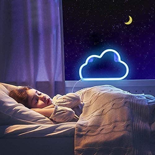 280pcs Neon Light Cloud, LED Neon Wall Decor Light, Battery or USB Operated, Wall Decor for Bedroom