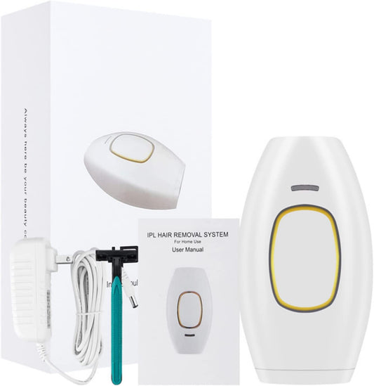 SKY-TOUCH Professional Hair Removal Laser Epilator, Electric Handheld Hair Remover Epilator for Face, Armpits, Arms, Bikinis and Legs, White
