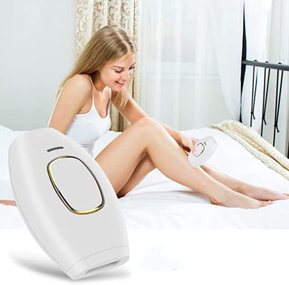 SKY-TOUCH Professional Hair Removal Laser Epilator, Electric Handheld Hair Remover Epilator for Face, Armpits, Arms, Bikinis and Legs, White