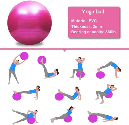 SKY-TOUCH Yoga Ball Anti-Burst, Exercise Ball with Air Pump Thickened Stability Balance Ball for Physical Fitness Exercise