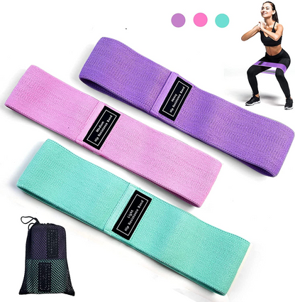 SKY-TOUCH Resistance Bands Fabric,Exercise Bands Non Slip Hip Elastic Bands For Hip, Legs, Butt, Glutes And Thighs Workout, Thick Wide Fitness Loop Circle Resistance Bands