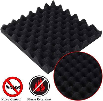 SKY-TOUCH Sound Absorbing Foam Panels, Sound Proof Studio Wedges for Ceiling and Wall, Acoustic Foam Panels for Home and Office