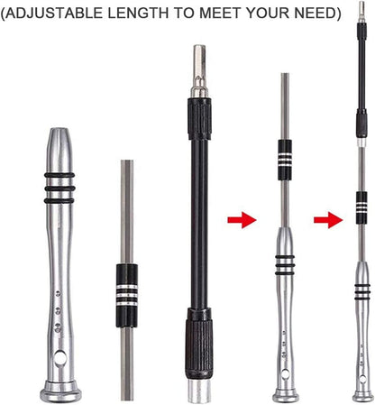 SKY-TOUCH Precision Screwdriver Set, 110 In 1, For Mobile Phone, Smartphone, Game Console, Tablet, Pc And Other Electronic Equipment, Black