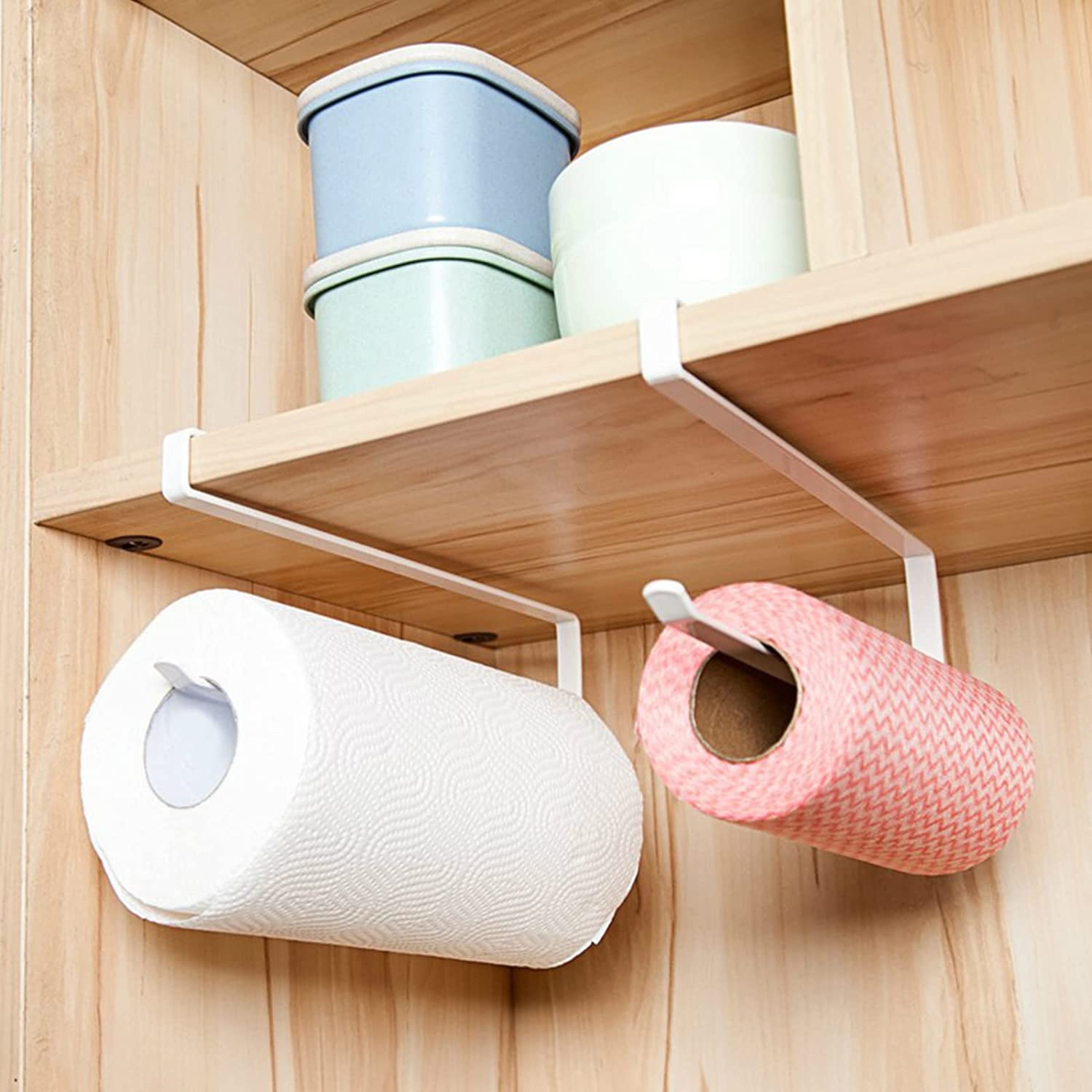 Sticky paper towel holder sale