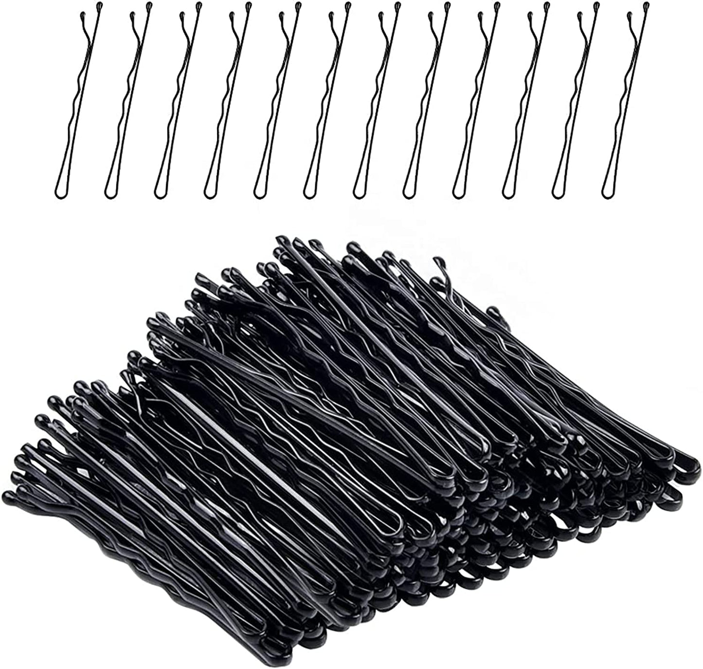 SKY-TOUCH Hair Pins 120 pcs, Bobby Pins Styling Pins Hair Grips Women for Wedding Bridal Girls Hairdressing Salon (Black)